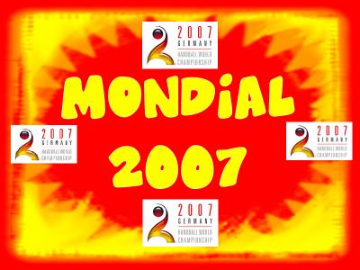 CHAMPIONNAT DU MONDE MASCULIN de HAND